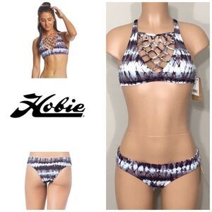 HOBIE Dyemond Crochet bikini. NWT